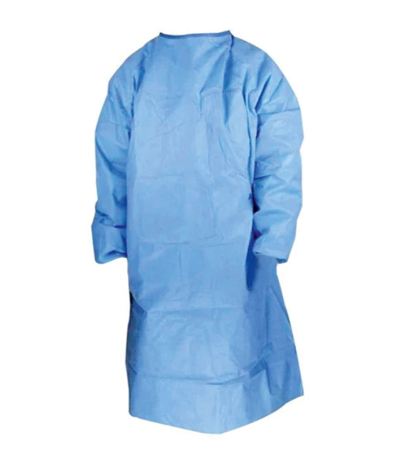 Gown With Elastic Cuff